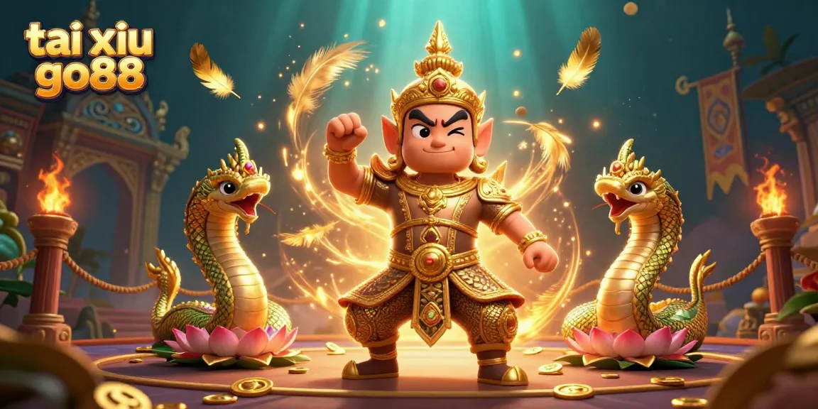 Engage with tai xiu go88 through a vivid 3D illustration showcasing a colorful casino scene.