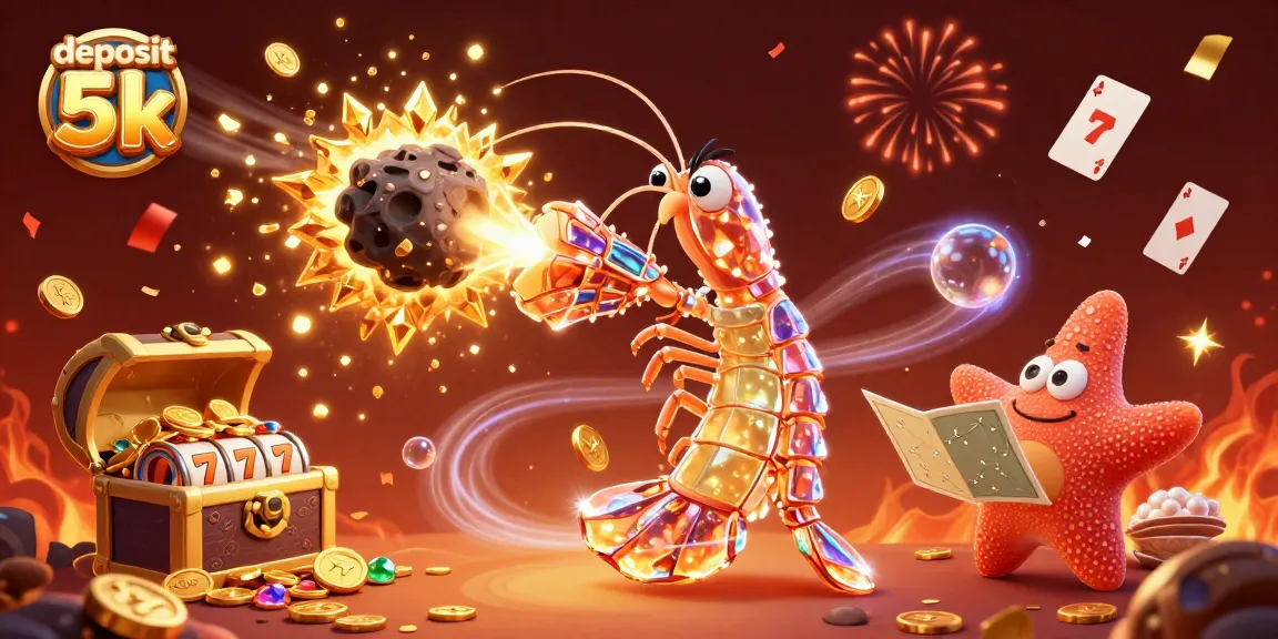 Experience excitement at deposit 5k through dazzling slots and abundant winnings in a surreal casino world.
