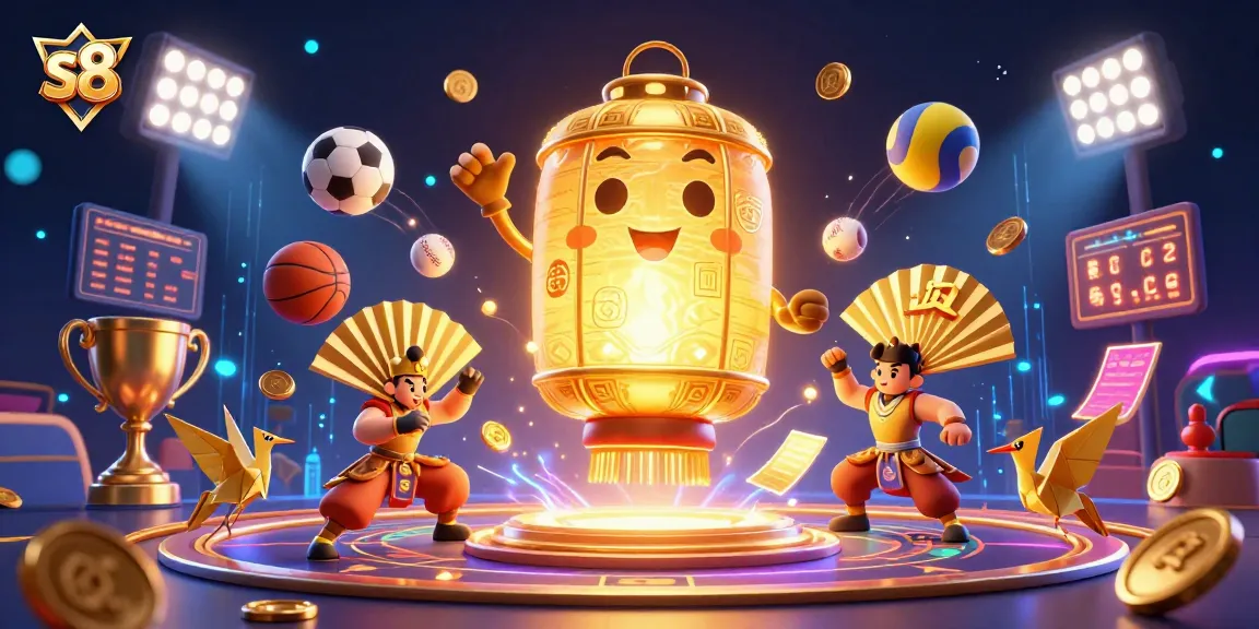 Engage in exciting sports betting adventures with s8 at this dynamic casino scene.