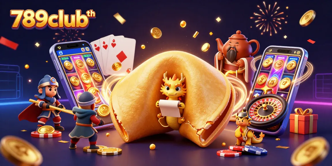 Engage with 789clubth's thrilling casino experience through dynamic slot games and fortune-themed characters.