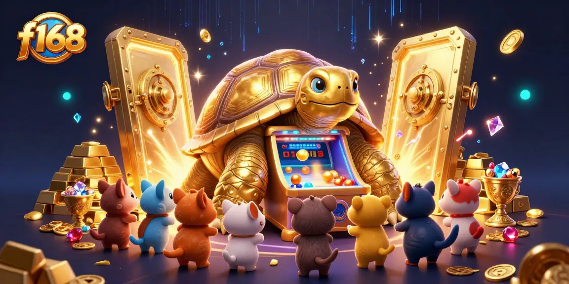 Experience thrilling fun at f168, where the colossal tortoise pinball machine delights players with vibrant gems and treasures.